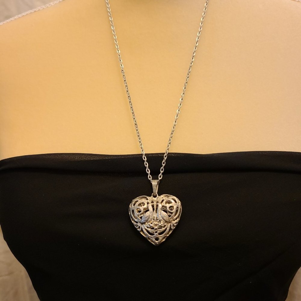 Silver Heart Necklace